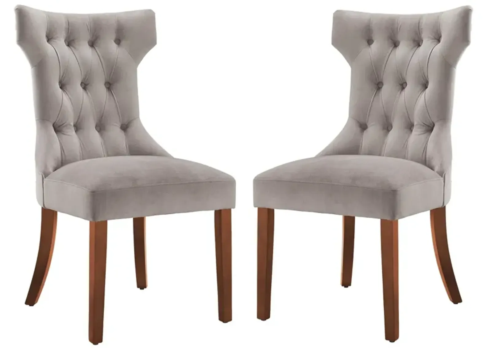 Clairborne Tufted Hourglass Dining Chair, Set of 2