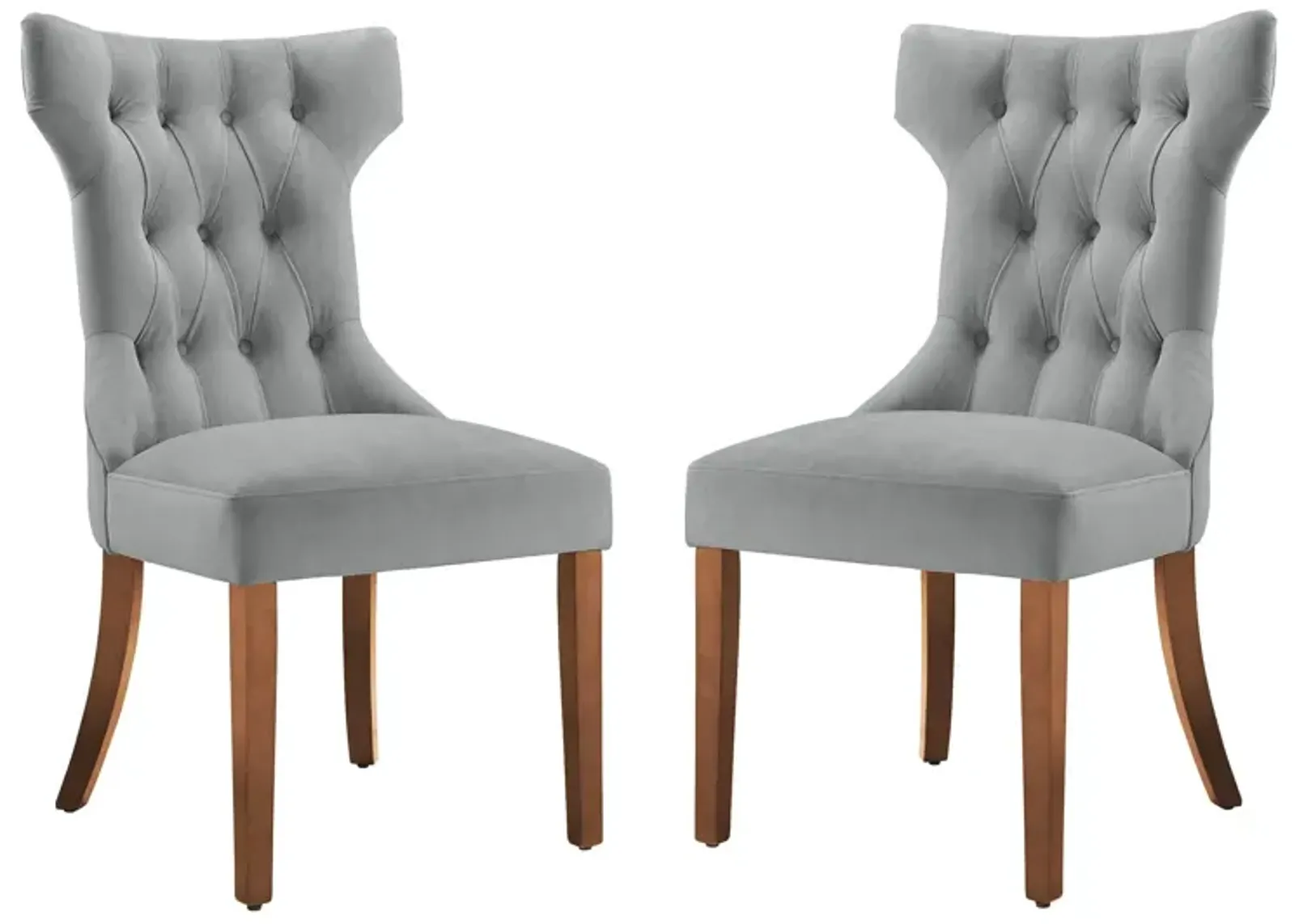 Clairborne Tufted Hourglass Dining Chair, Set of 2