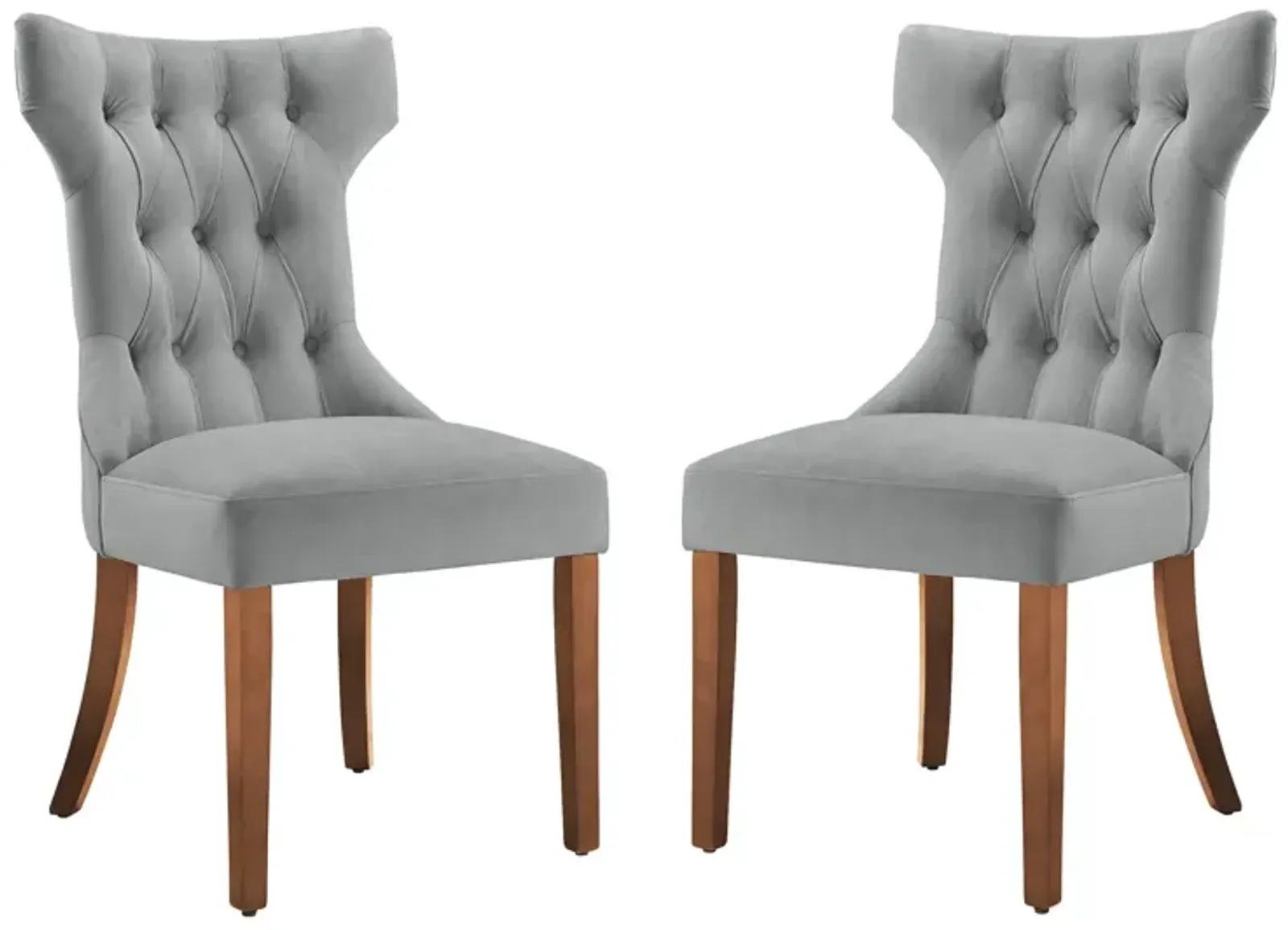 Clairborne Tufted Hourglass Dining Chair, Set of 2