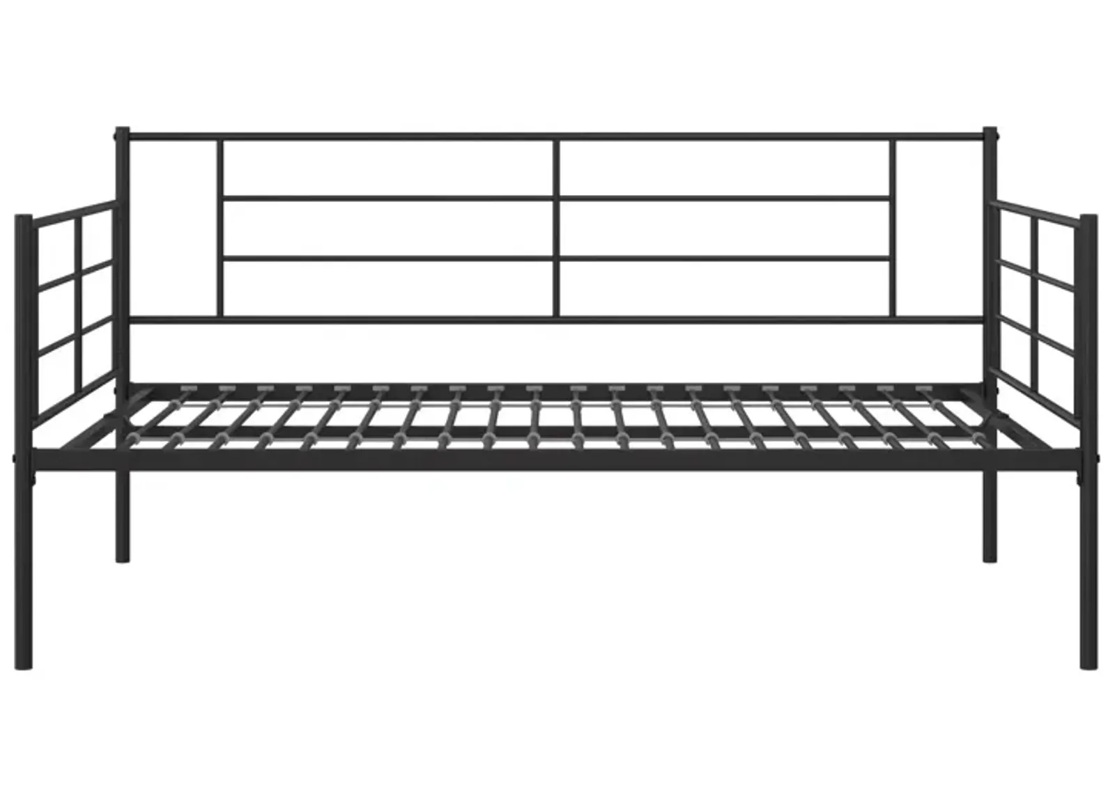 Praxis Metal Daybed with Steel Frame and Slats