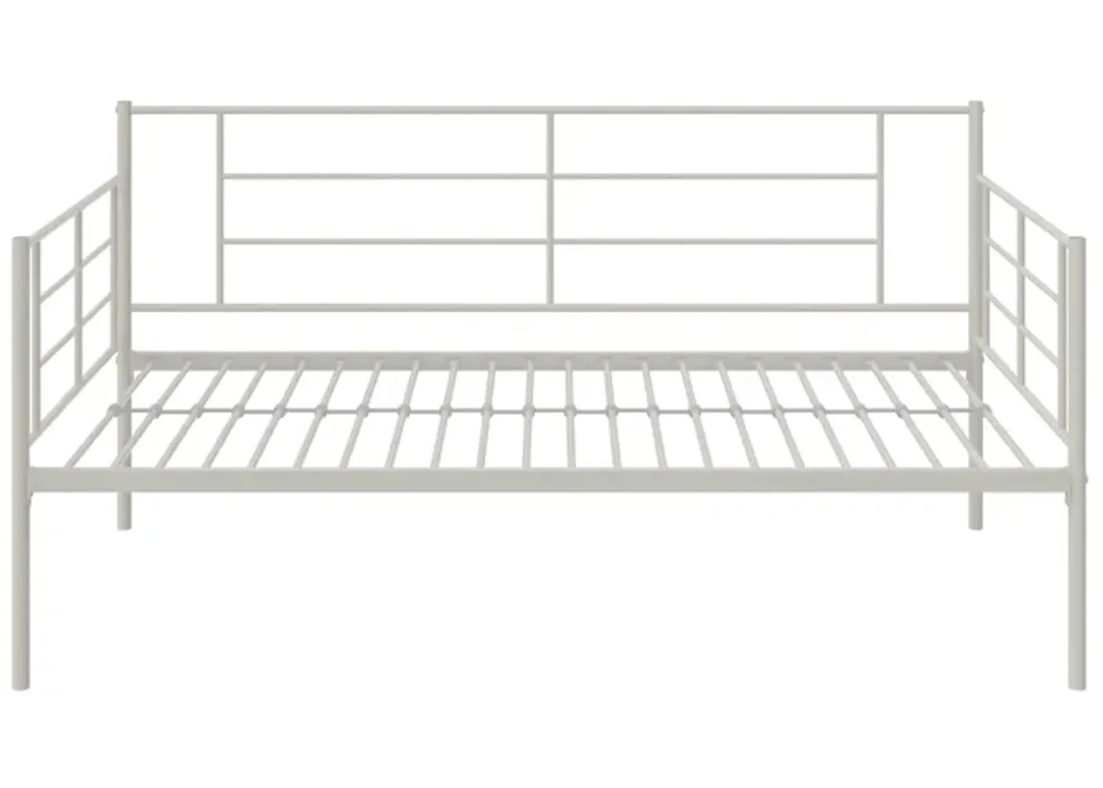 Praxis Metal Daybed with Steel Frame and Slats