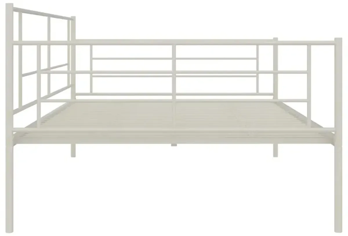 Praxis Metal Daybed with Steel Frame and Slats