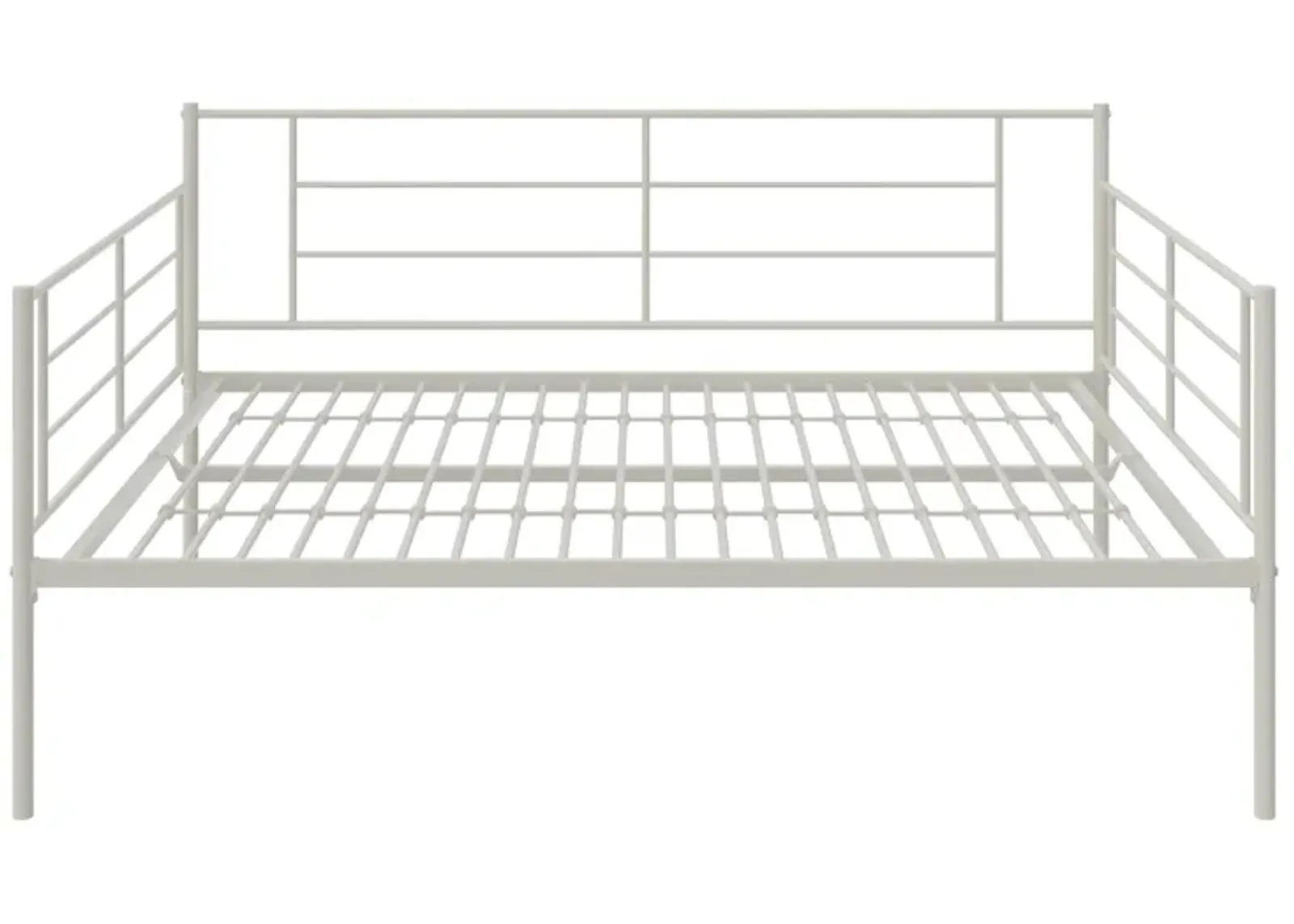 Praxis Metal Daybed with Steel Frame and Slats