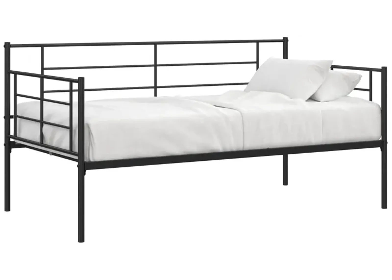 Praxis Metal Daybed with Steel Frame and Slats