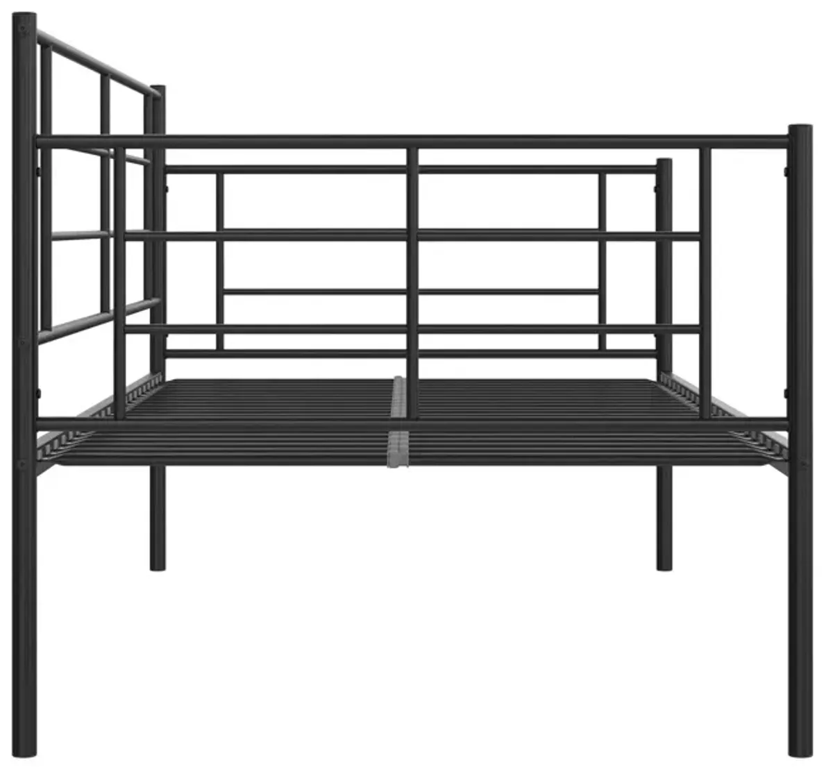 Praxis Metal Daybed with Steel Frame and Slats