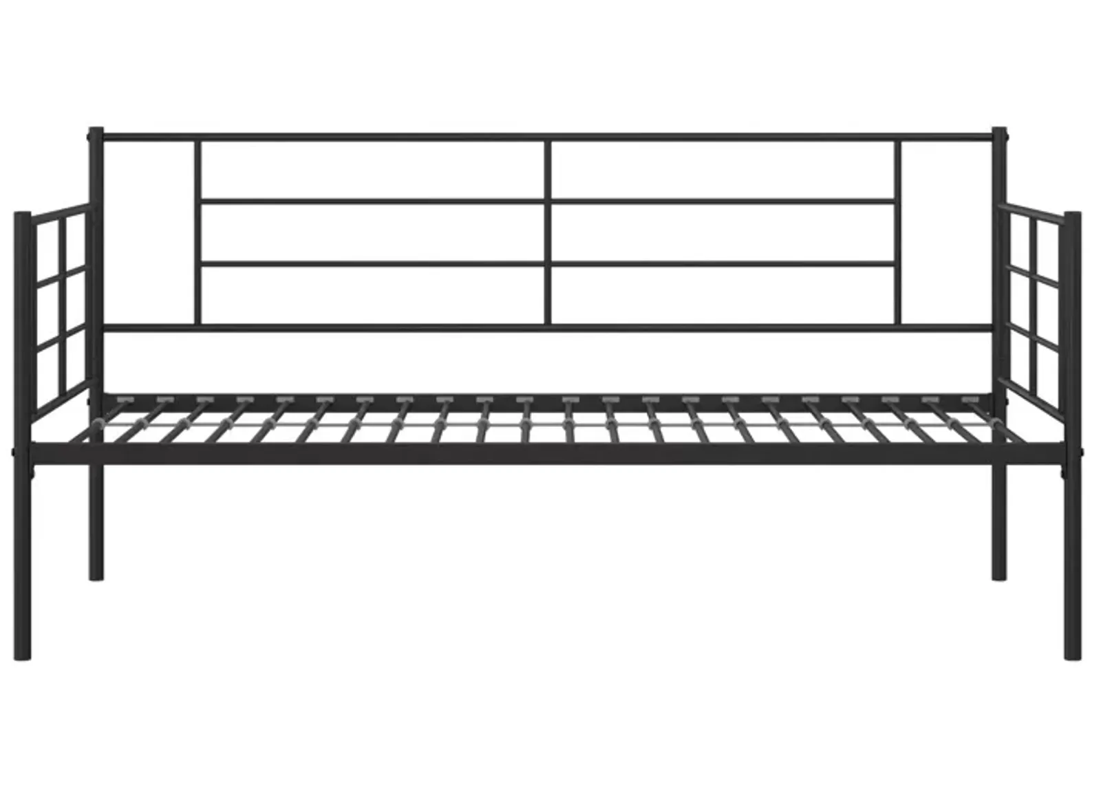 Praxis Metal Daybed with Steel Frame and Slats