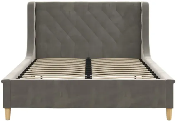 Monarch Hill Ambrosia Upholstered Bed with Diamond Tufted Headboard