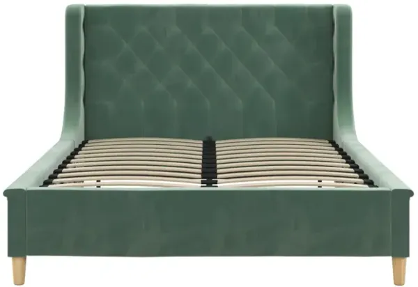 Monarch Hill Ambrosia Upholstered Bed with Diamond Tufted Headboard