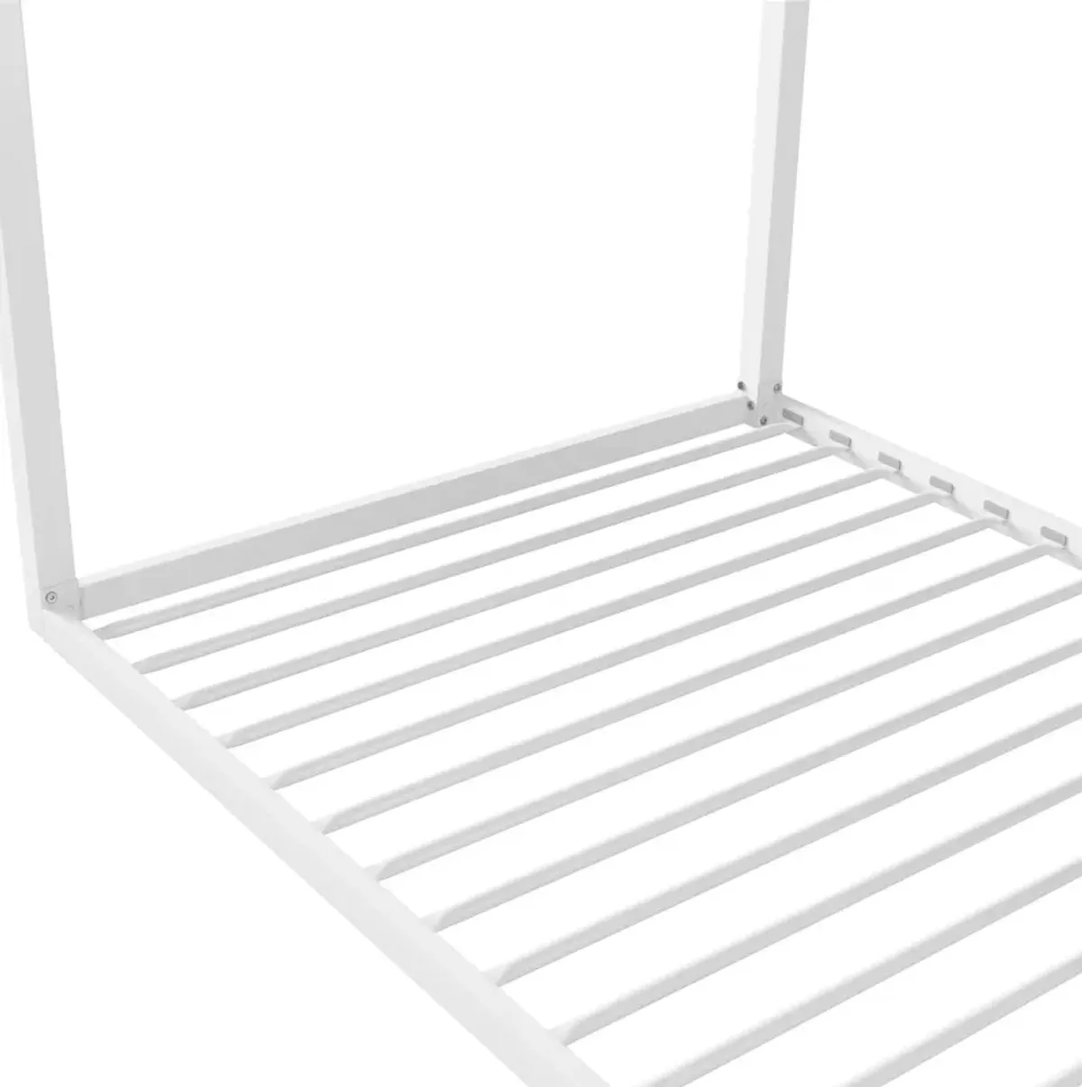 Rowan Valley Skyler Sturdy Floor Metal House Bed with Slats