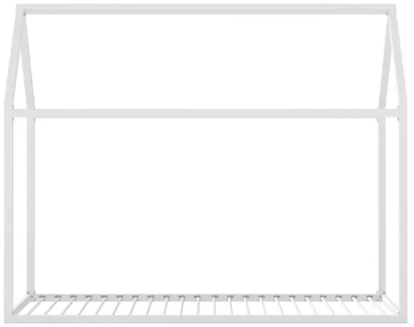 Rowan Valley Skyler Sturdy Floor Metal House Bed with Slats