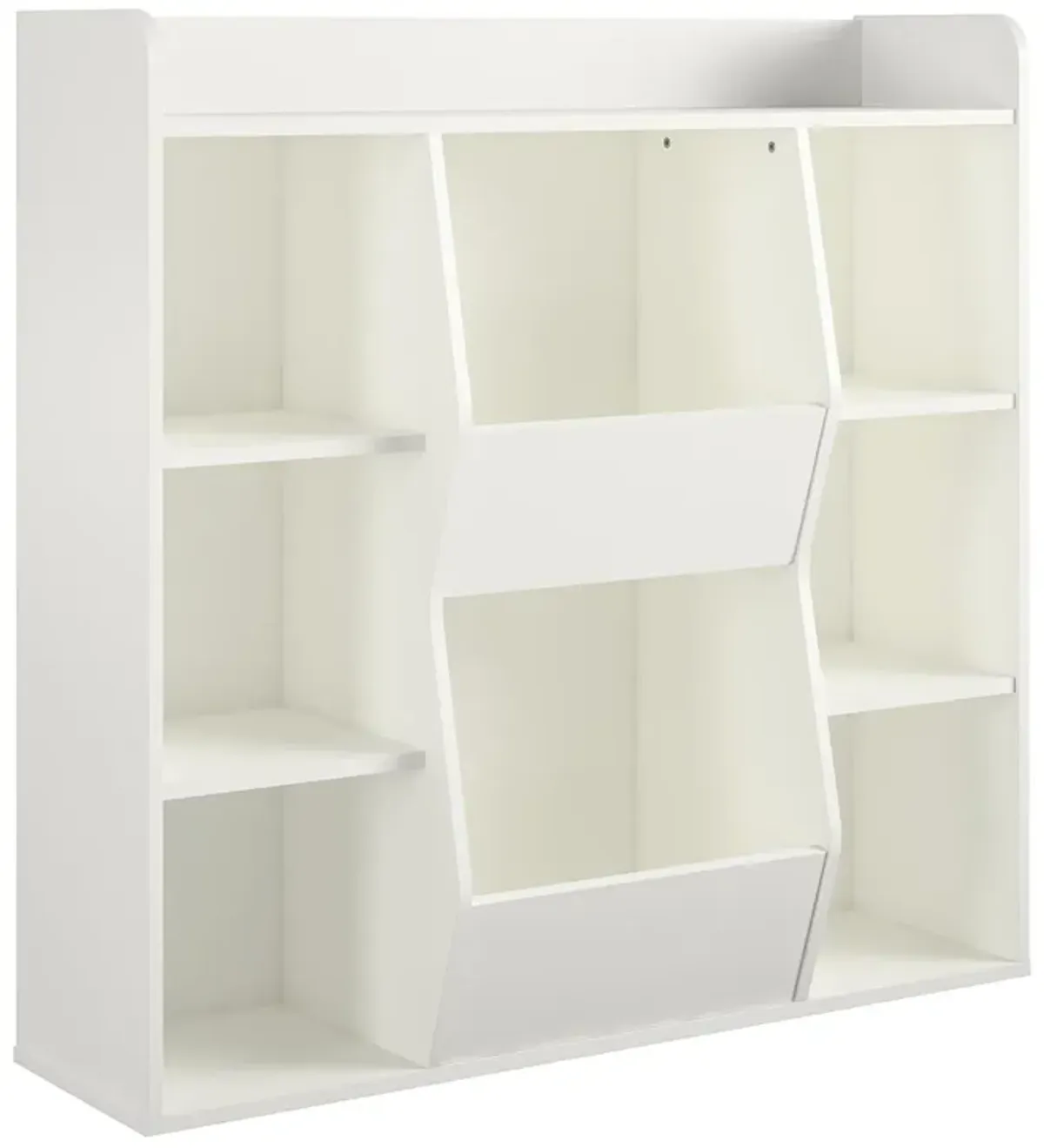 Jocelyn Large Toy Storage Bookcase with 8 Open Compartments