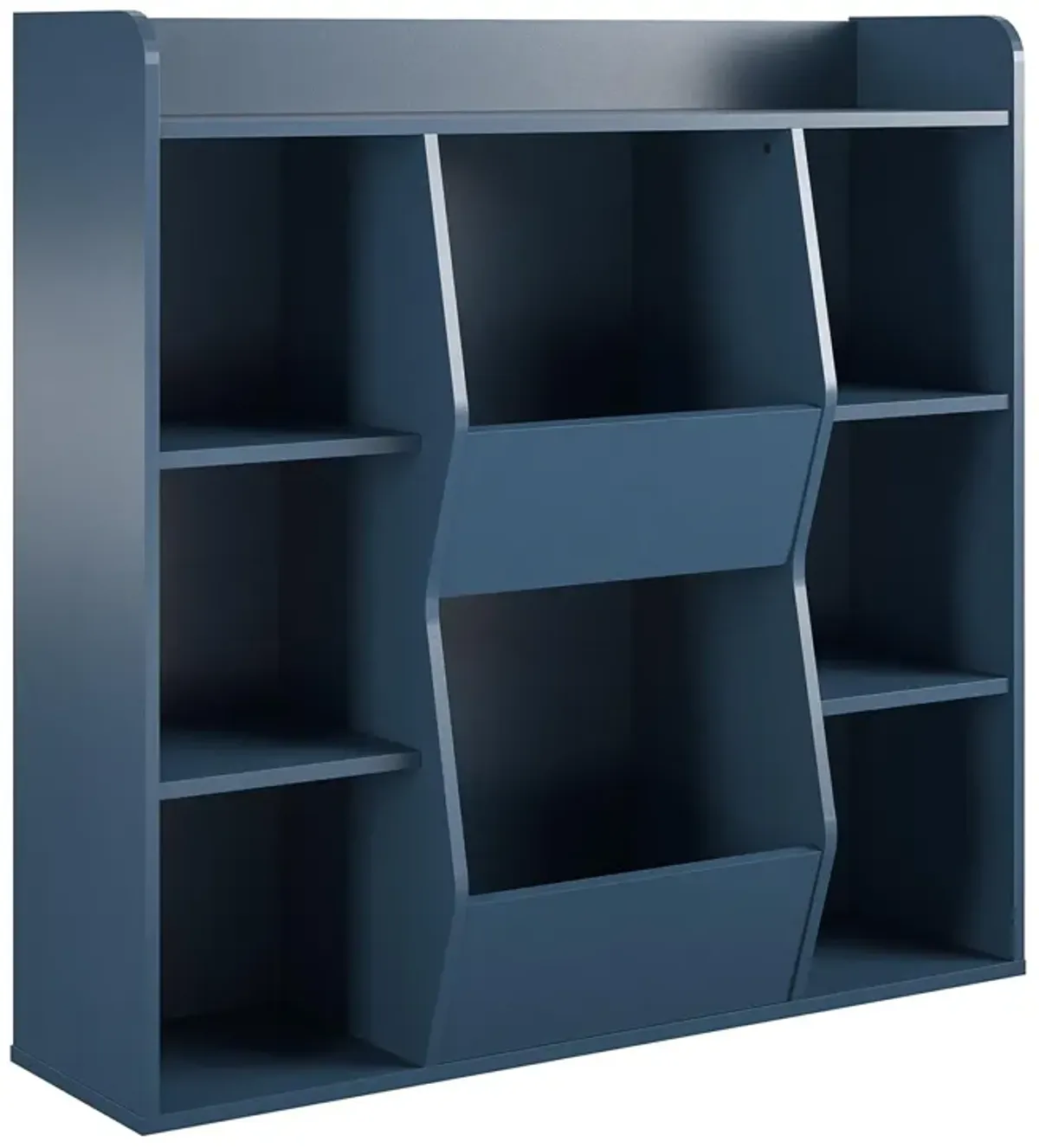 Jocelyn Large Toy Storage Bookcase with 8 Open Compartments