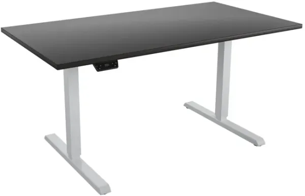 Sit and Stand 60 Inch Adjustable Height Pro-Desk with LED Control Panel