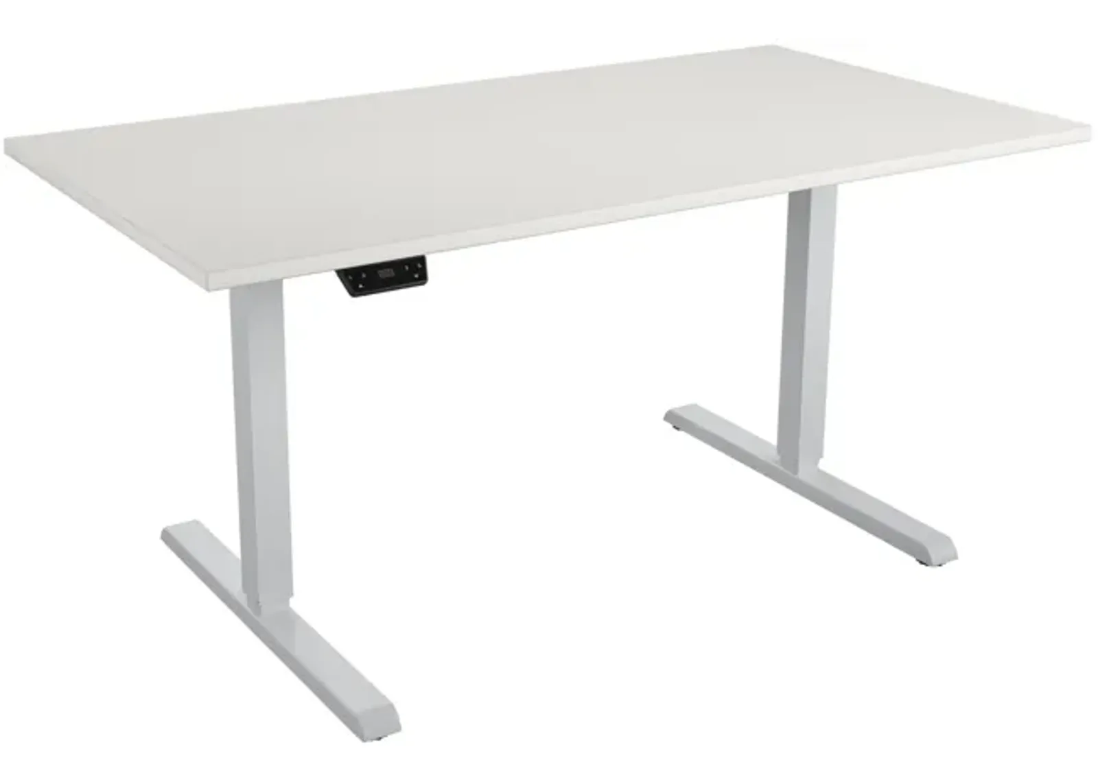 Sit and Stand 60 Inch Adjustable Height Pro-Desk with LED Control Panel