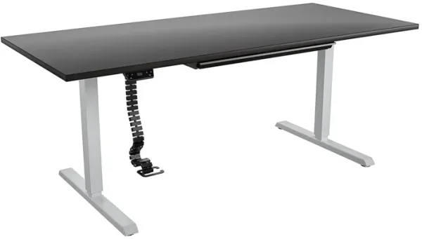 Professional Sit and Stand Adjustable Height Pro-Desk with Pull-Out Drawer