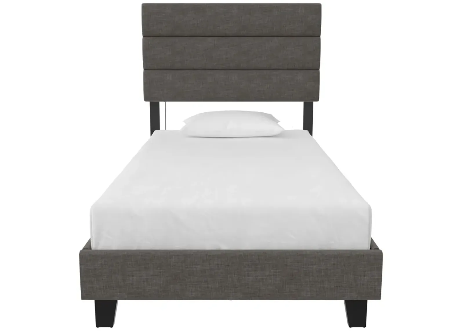 Paloma Upholstered Bed with Tufted Headboard and USB Port