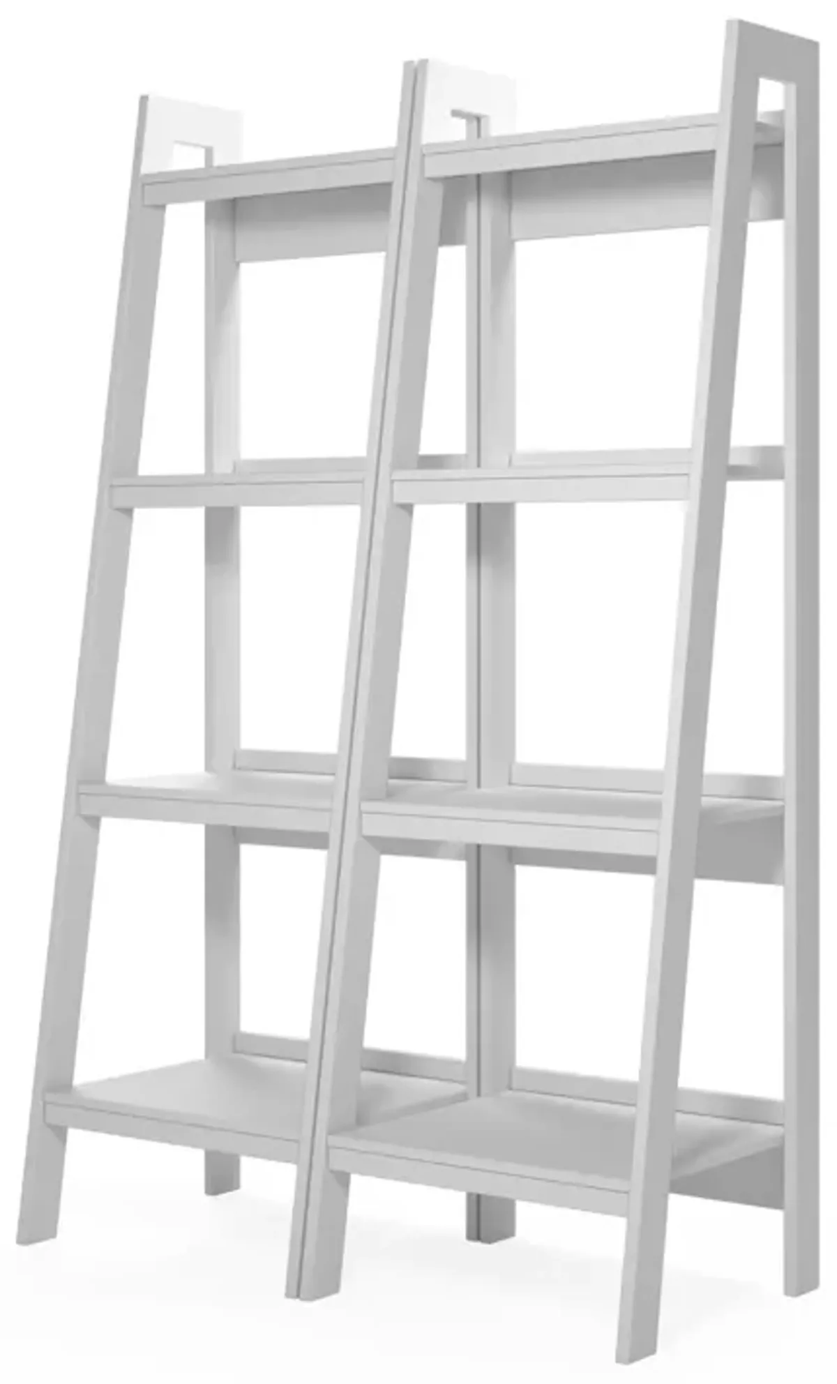 Lawrence 4 Shelf Ladder Bookcase Bundle, Set of 2