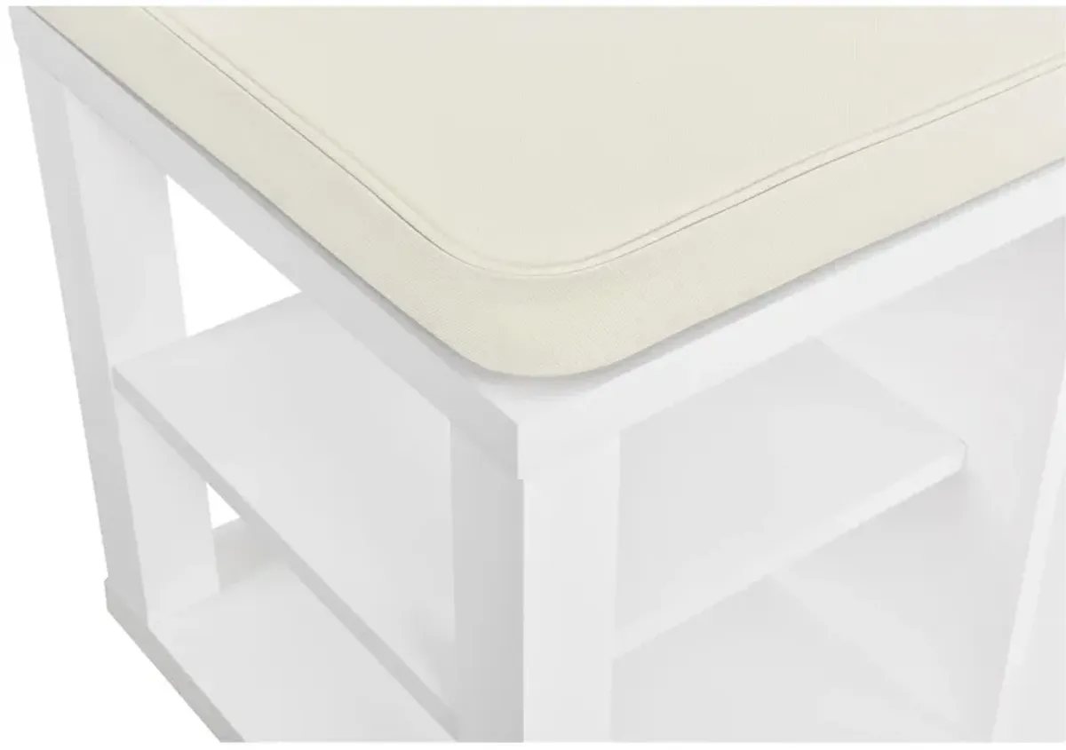 Parsons Multipurpose Storage Bench with Foam Cushion