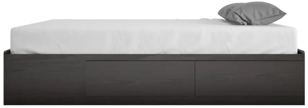 Platform Bed with 2 Large Storage Drawers and No Box Spring Required