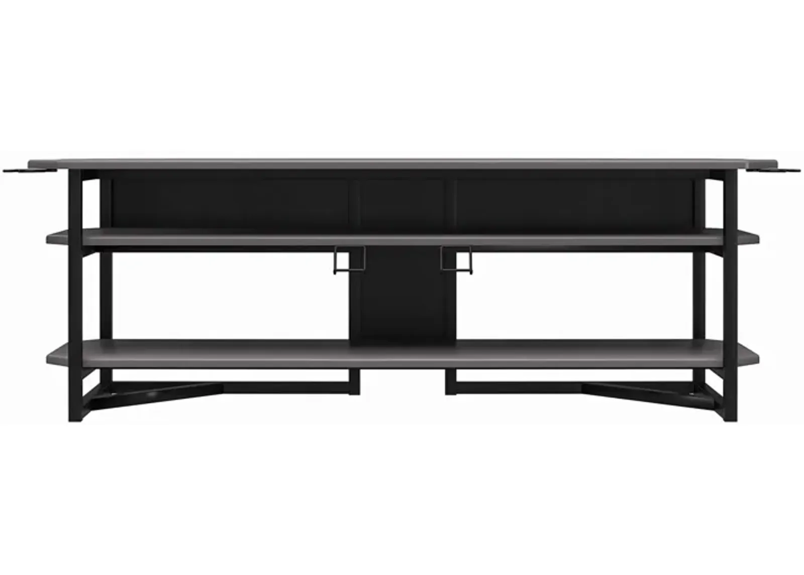 Quest Two-Tier Gaming TV Stand for TVs up to 65 Inches with Controller Holder