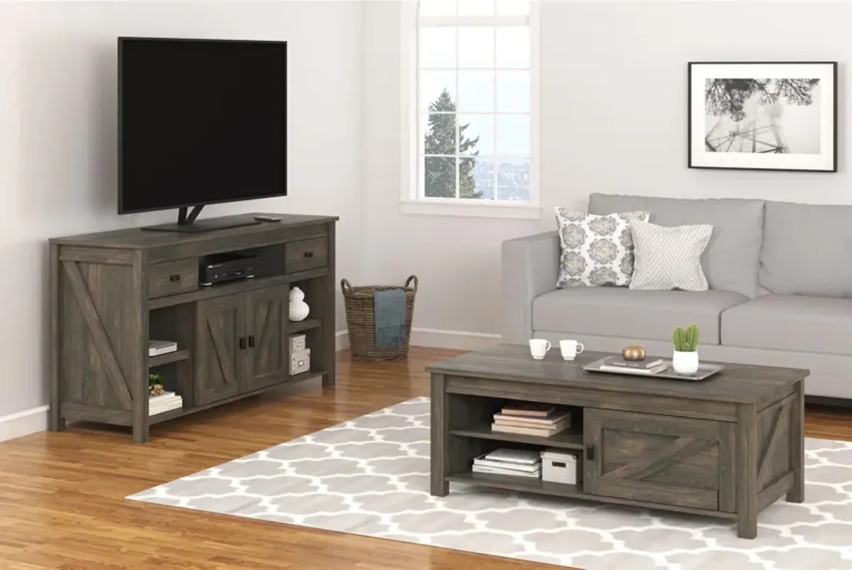 Farmington Rustic Farmhouse TV Stand for TVs up to 60 Inch