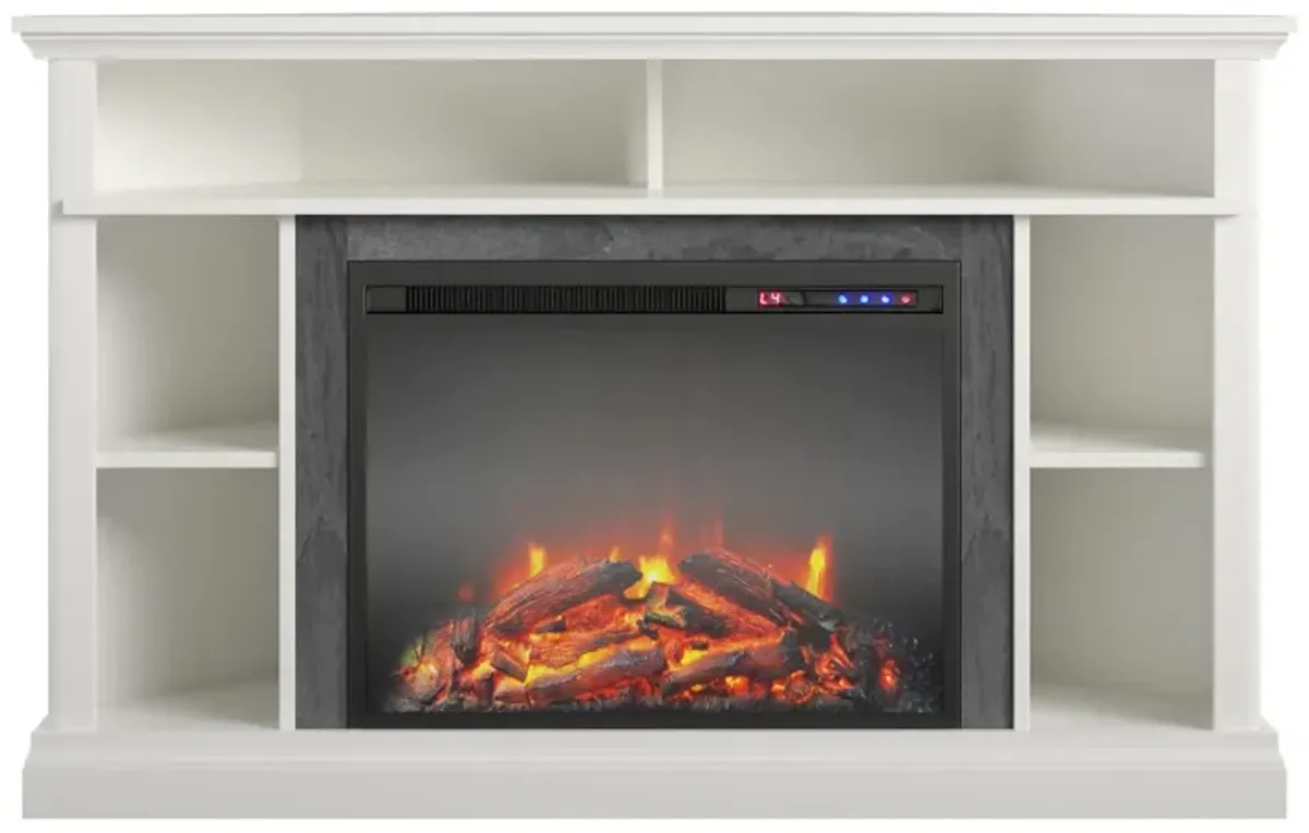 Overland Electric Corner Fireplace for TVs up to 50 Inches