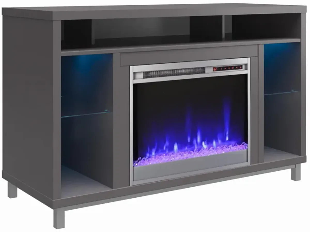 Lumina Fireplace TV Stand for TVs up to 48 Inch with 7 Color LED Lights