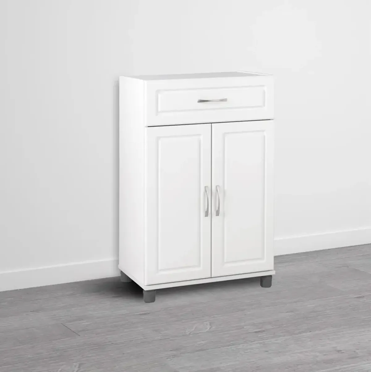 Kendall 24 Inch Multipurpose 2 Door Base Storage Cabinet with Drawer