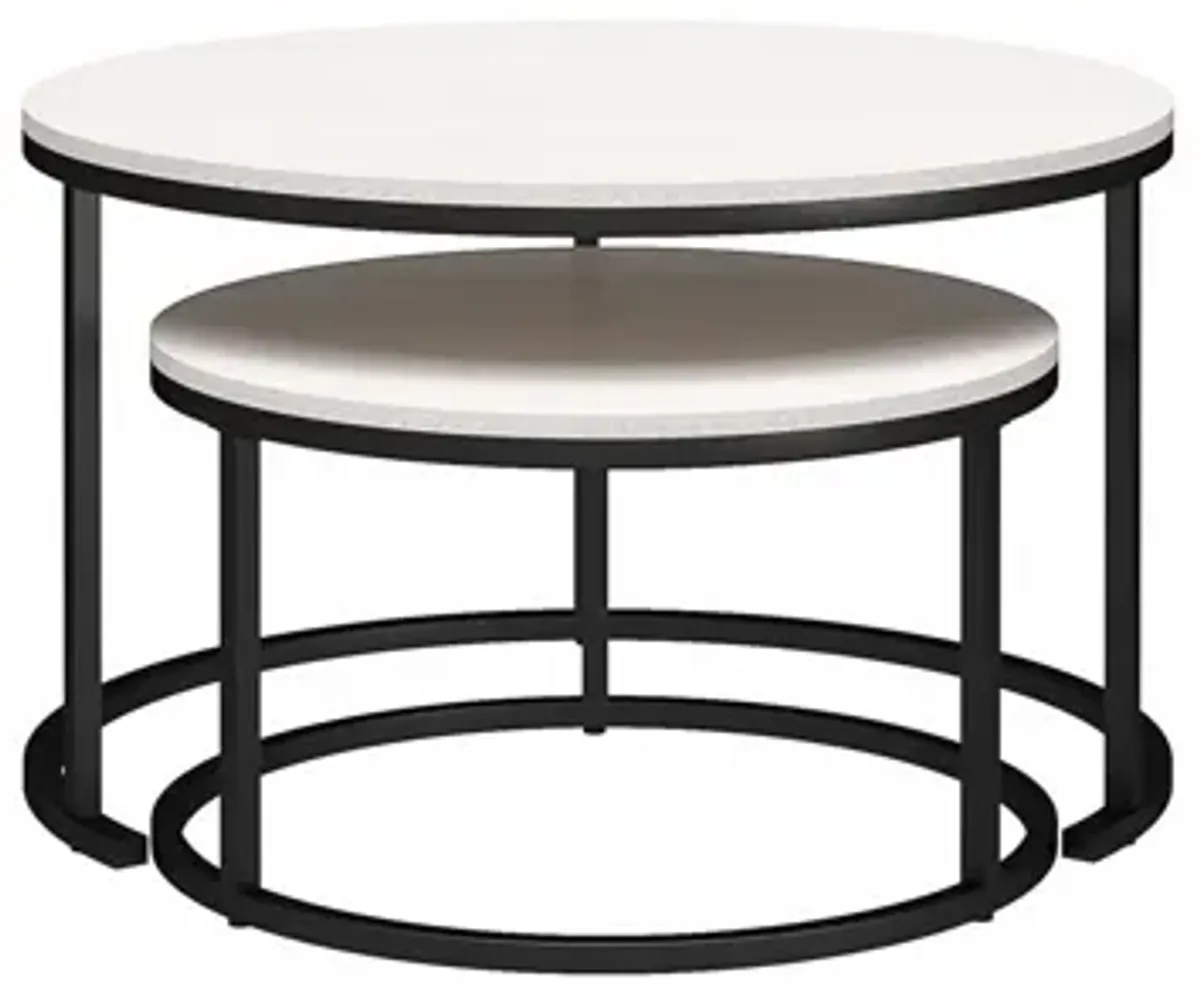 Camdale Nesting Coffee Table and End Table 4 Piece Set