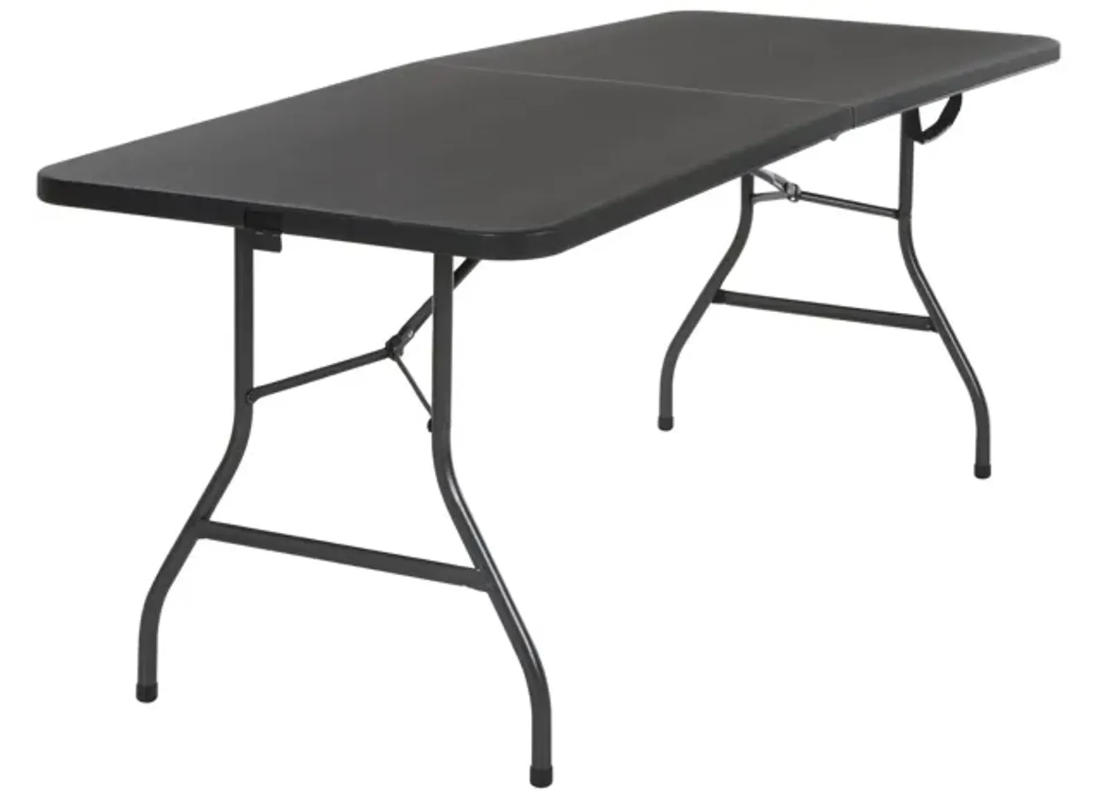 6 ft Fold-in-Half Banquet Folding Table with Handle