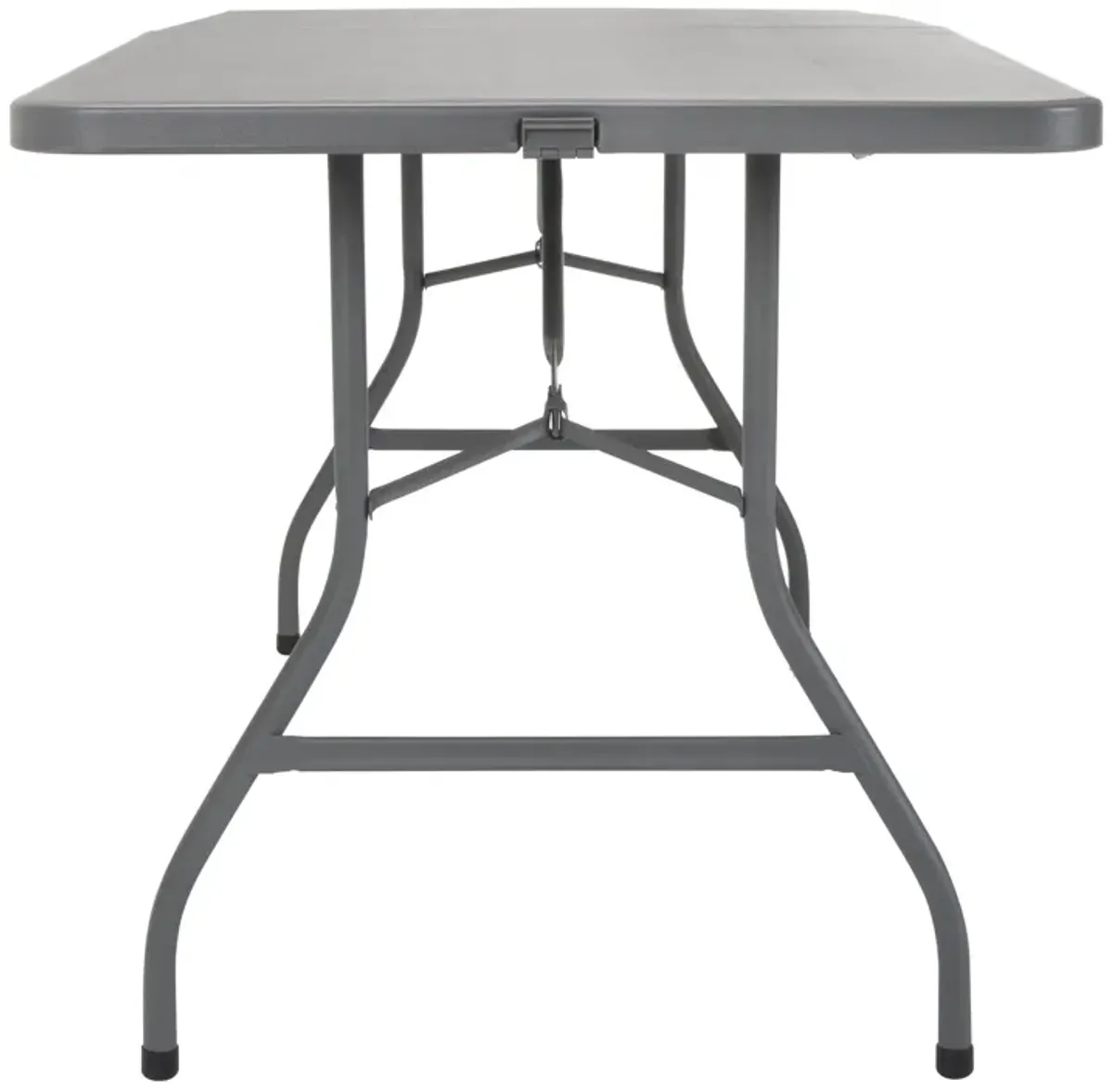 6 ft Fold-in-Half Banquet Folding Table with Handle