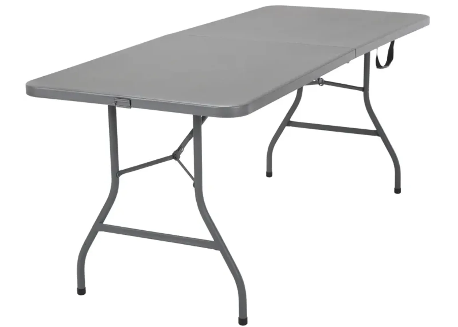 6 ft Fold-in-Half Banquet Folding Table with Handle