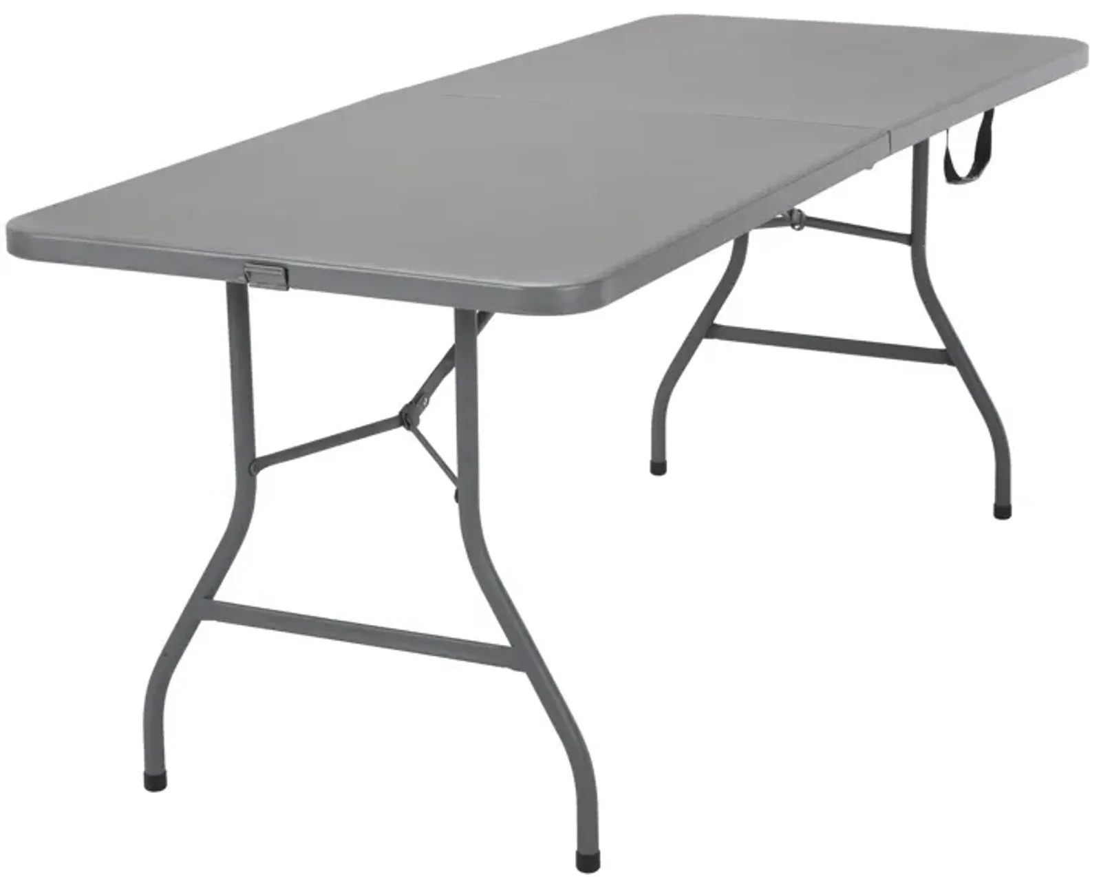 6 ft Fold-in-Half Banquet Folding Table with Handle