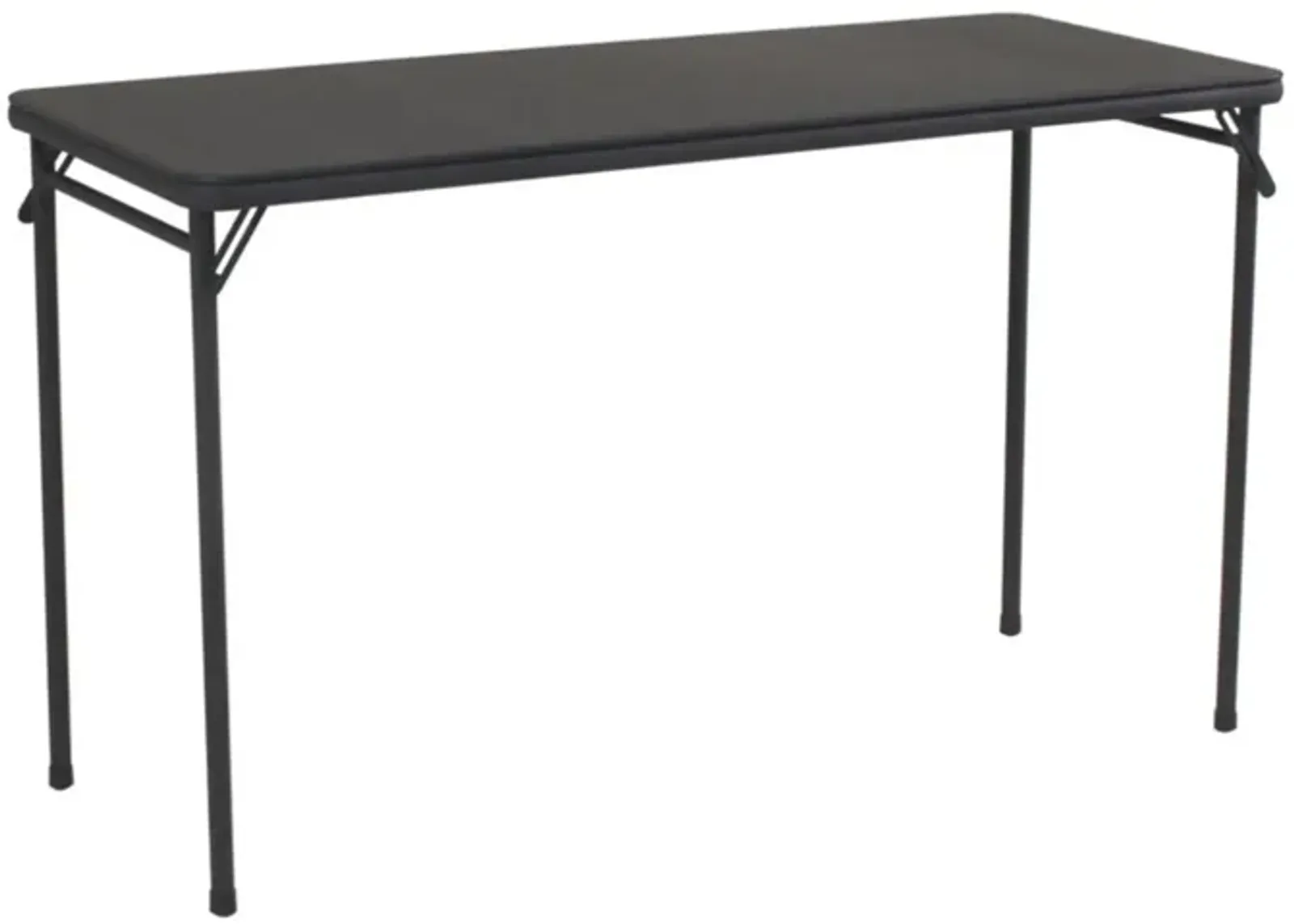 20 Inch x 48 Inch Vinyl Top Serving Folding Table for Indoor/Outdoor