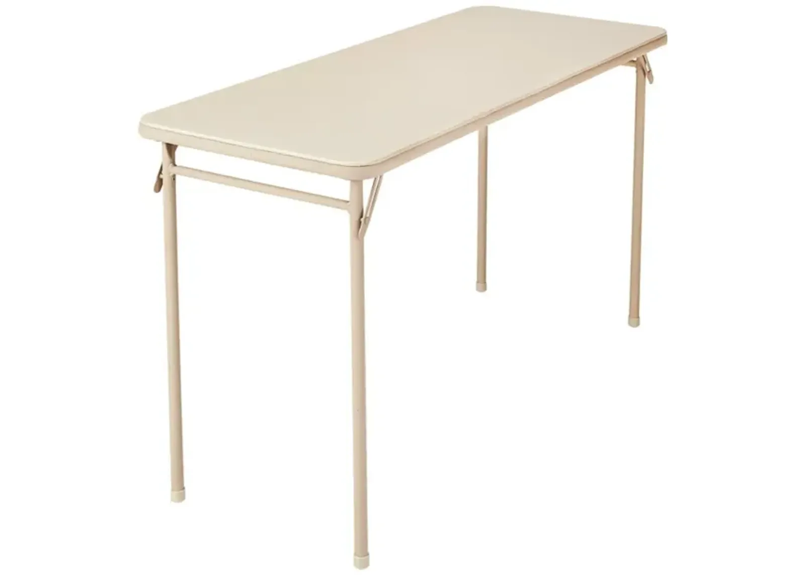 20 Inch x 48 Inch Vinyl Top Serving Folding Table for Indoor/Outdoor