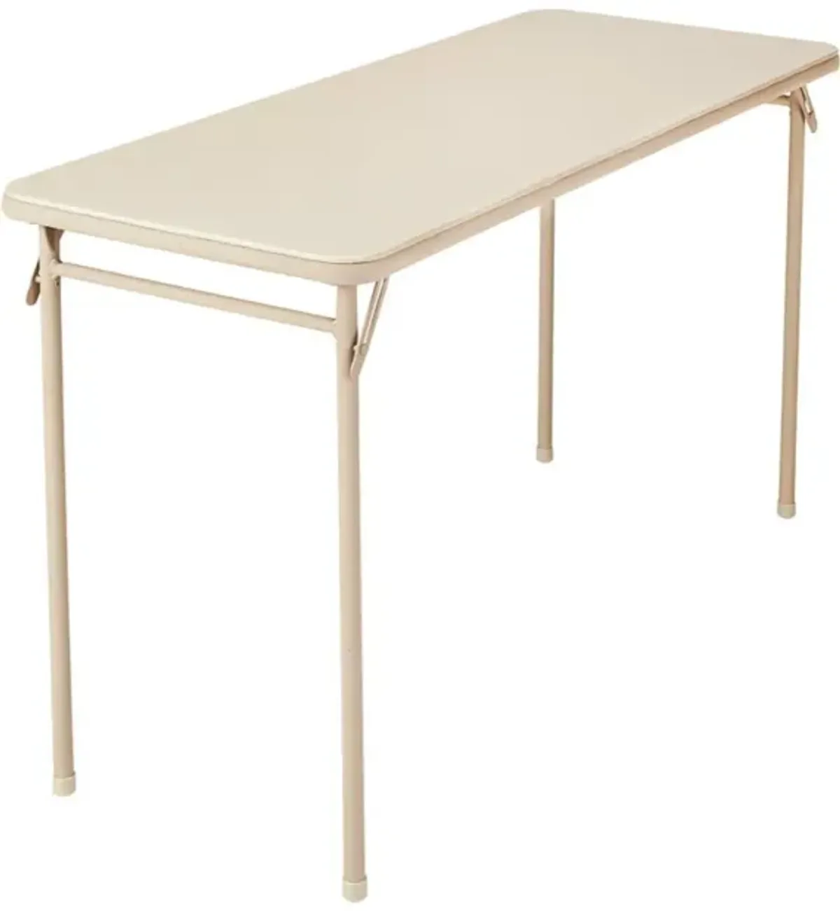 20 Inch x 48 Inch Vinyl Top Serving Folding Table for Indoor/Outdoor