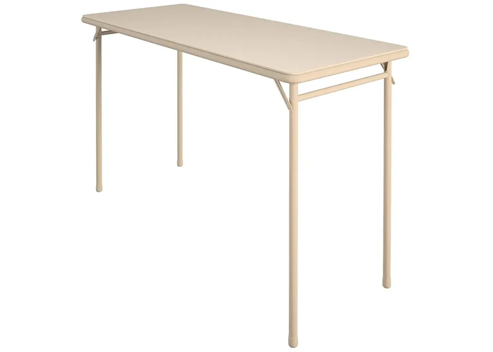 20 Inch x 48 Inch Vinyl Top Serving Folding Table for Indoor/Outdoor