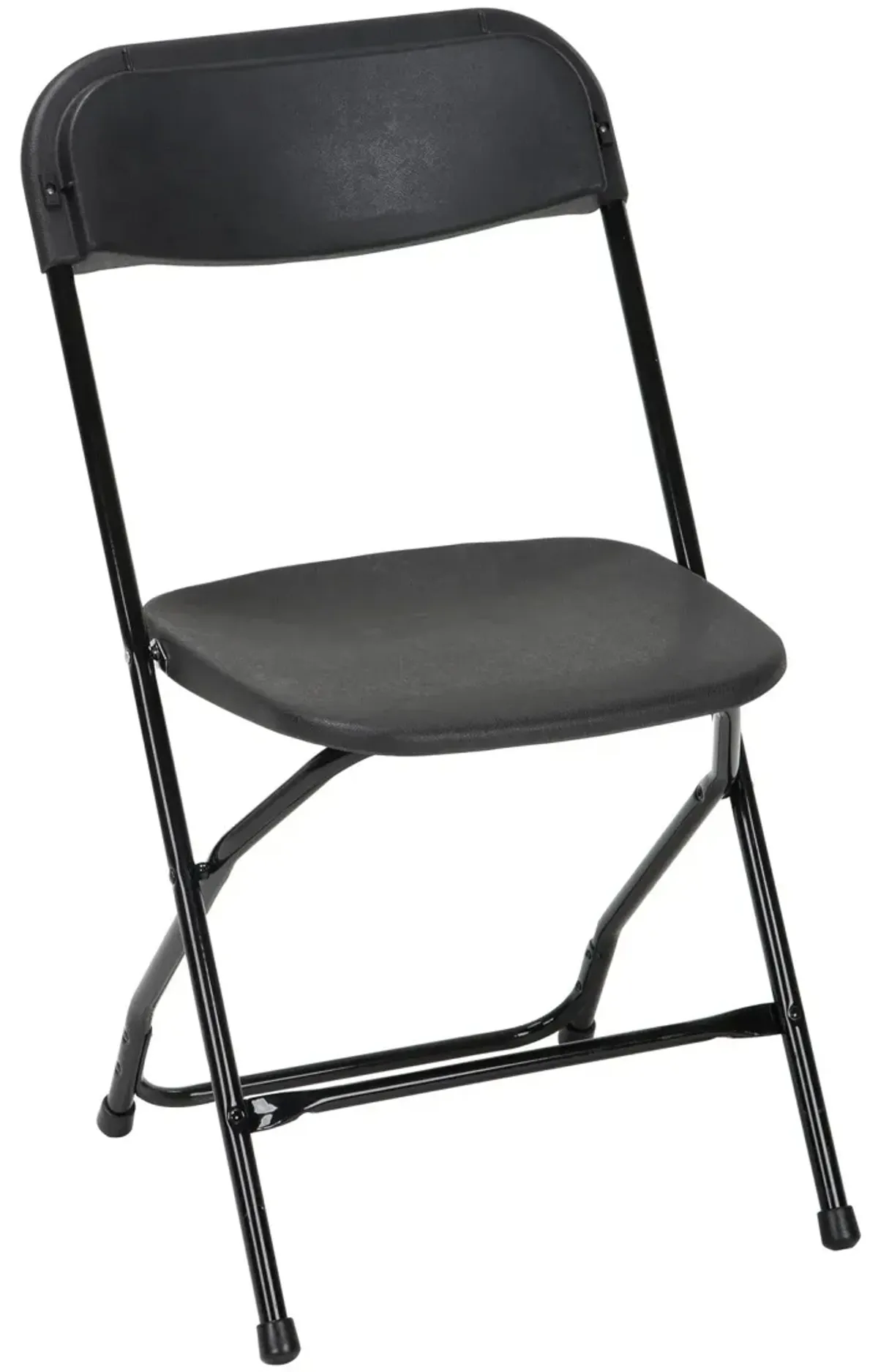 Plastic and Compact Folding Stacking Chairs, Set of 8