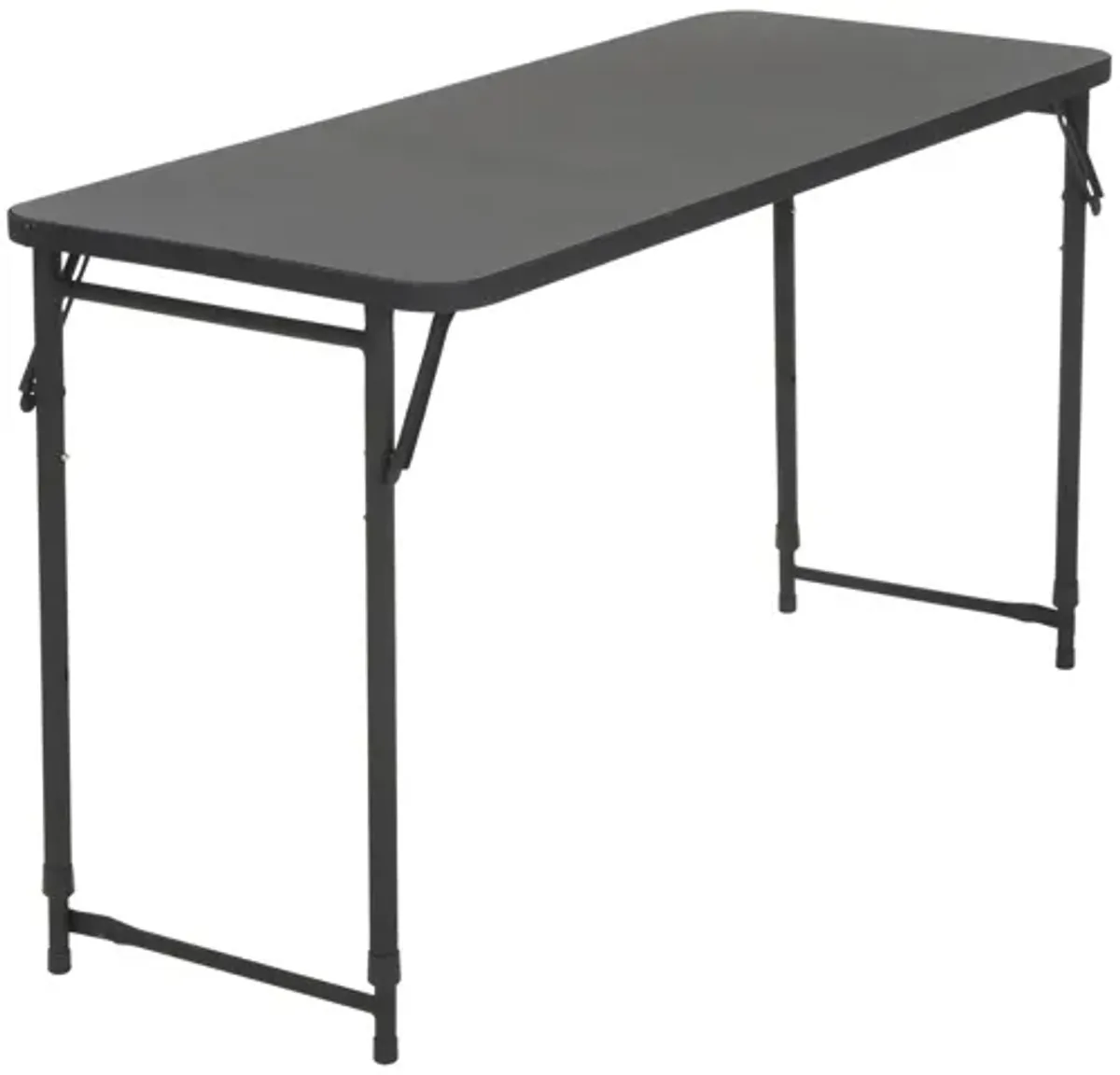 20 Inch x 48 Inch Adjustable Plastic Top Serving Folding Table