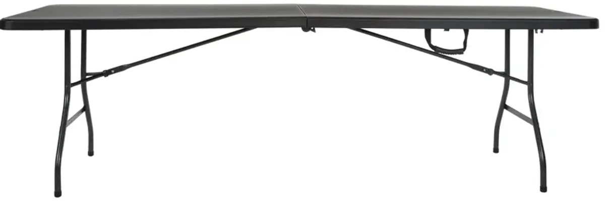 8 ft Fold-in-Half Banquet Folding Table with Handle