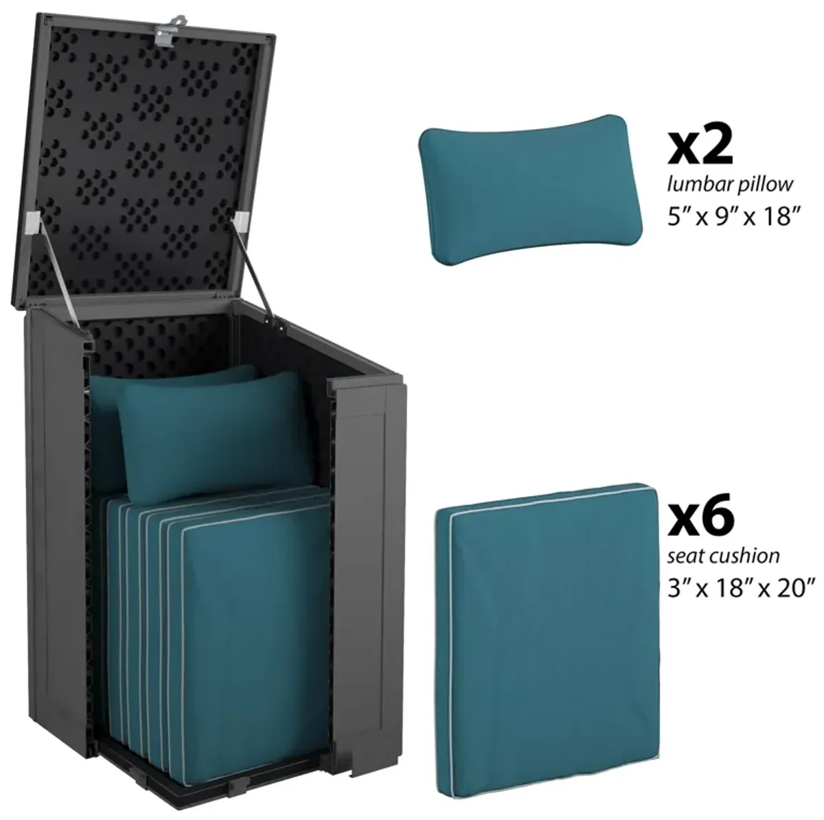 BoxGuard® Large Lockable Package Delivery and Storage Box 6.3 cubic feet