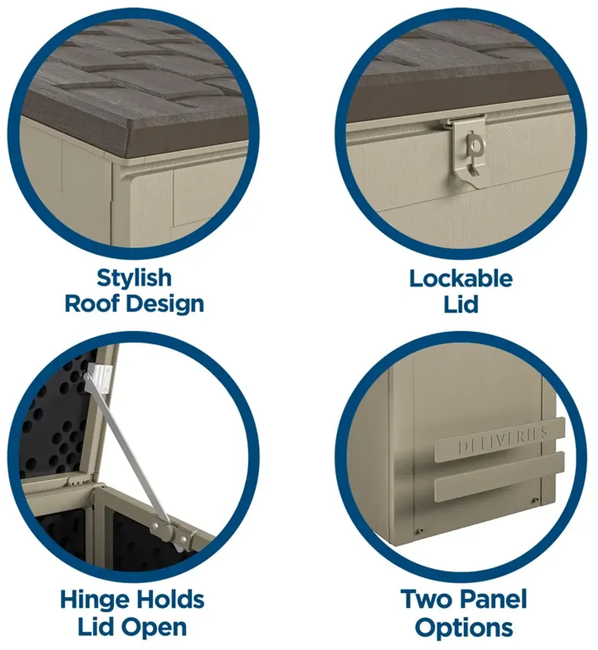 BoxGuard® Large Lockable Package Delivery and Storage Box 6.3 cubic feet