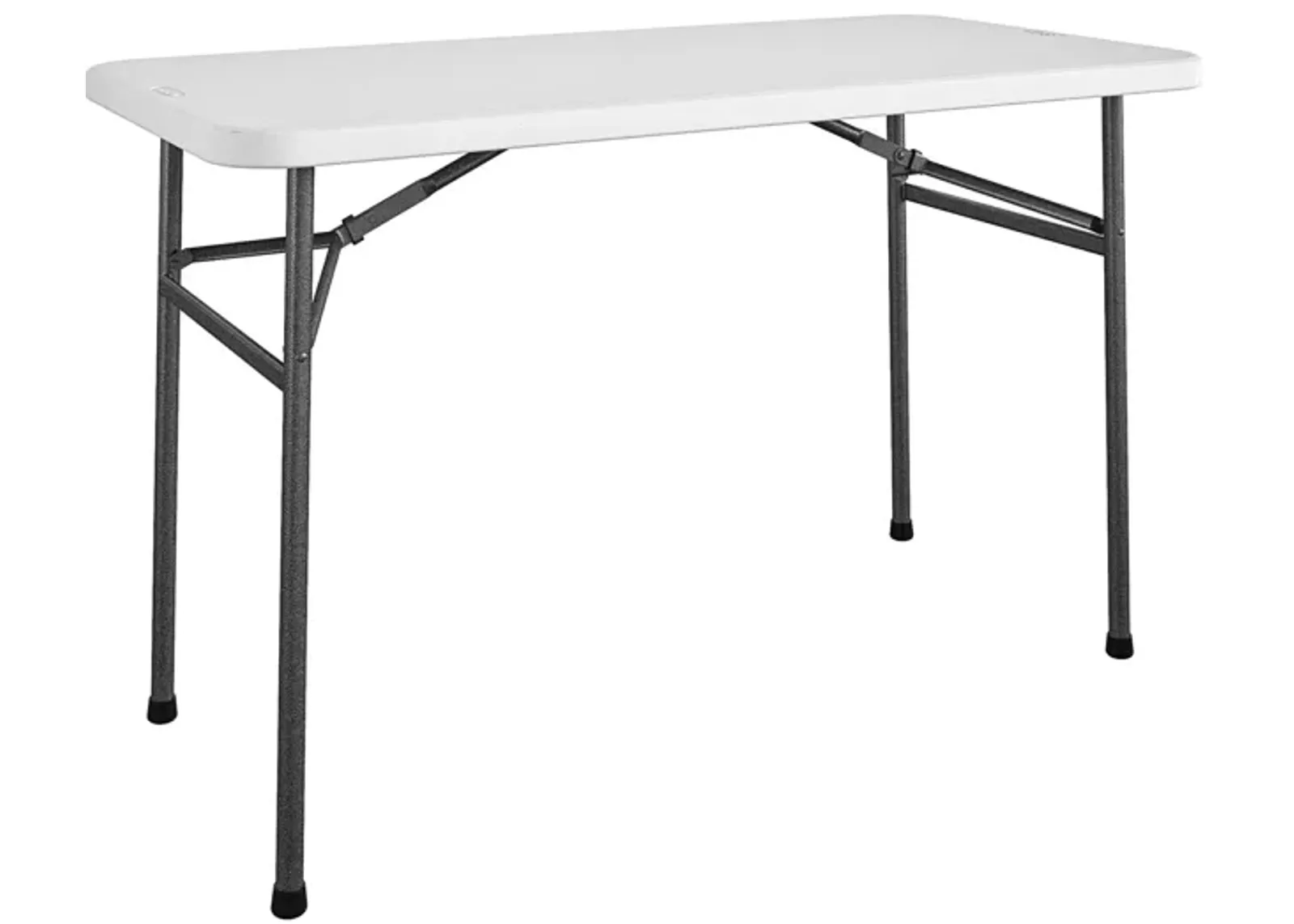 48 Inch Straight Folding Utility Table with 200 lb Weight Capacity