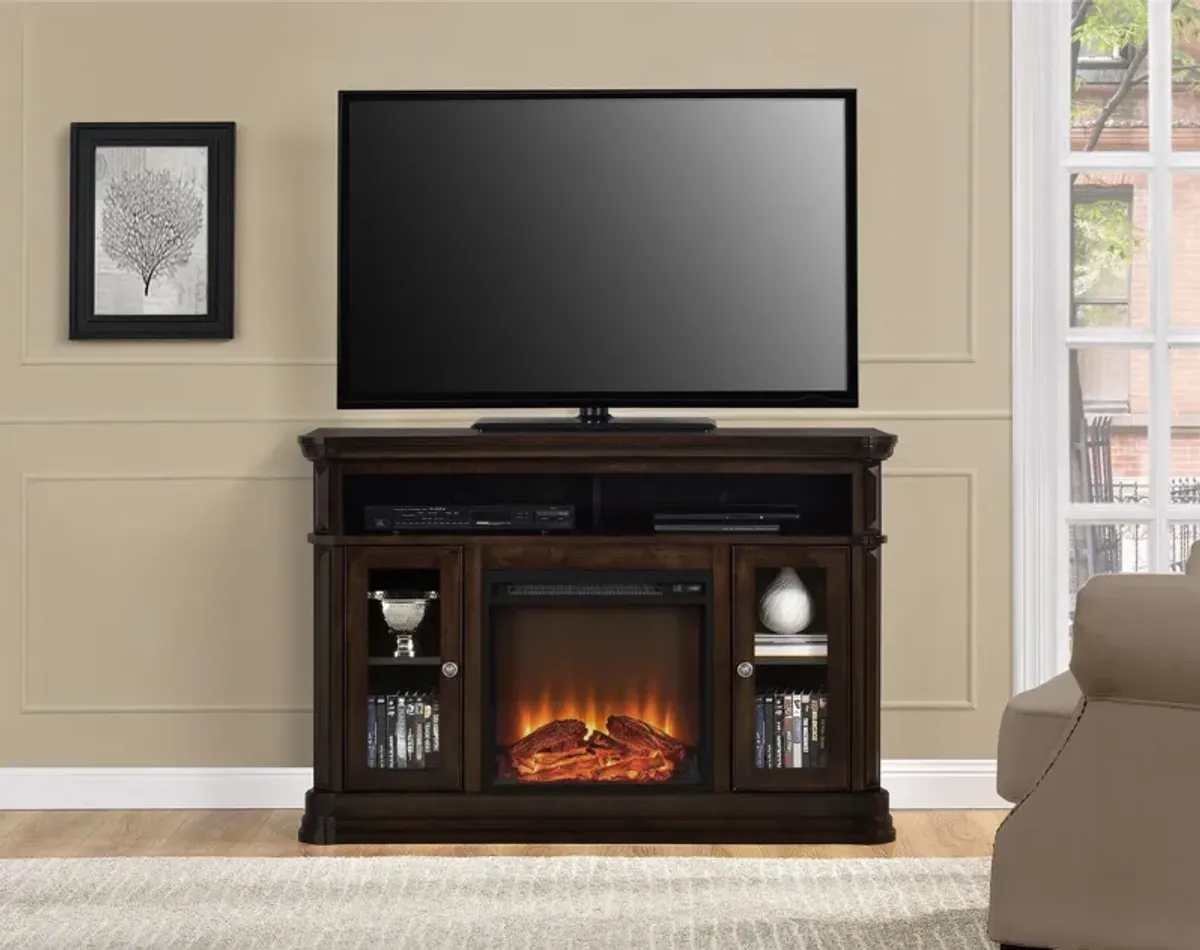 Brooklyn Electric Fireplace TV Console for TVs up to 50 Inch