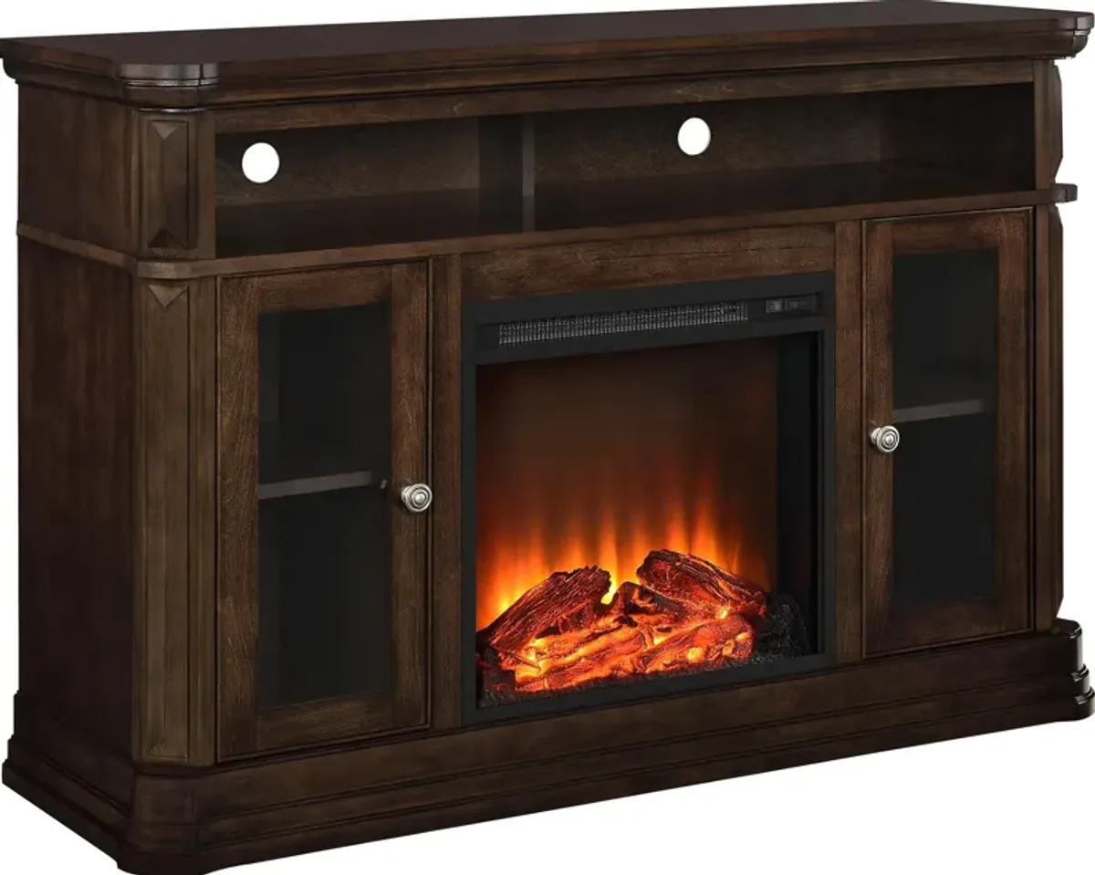 Brooklyn Electric Fireplace TV Console for TVs up to 50 Inch