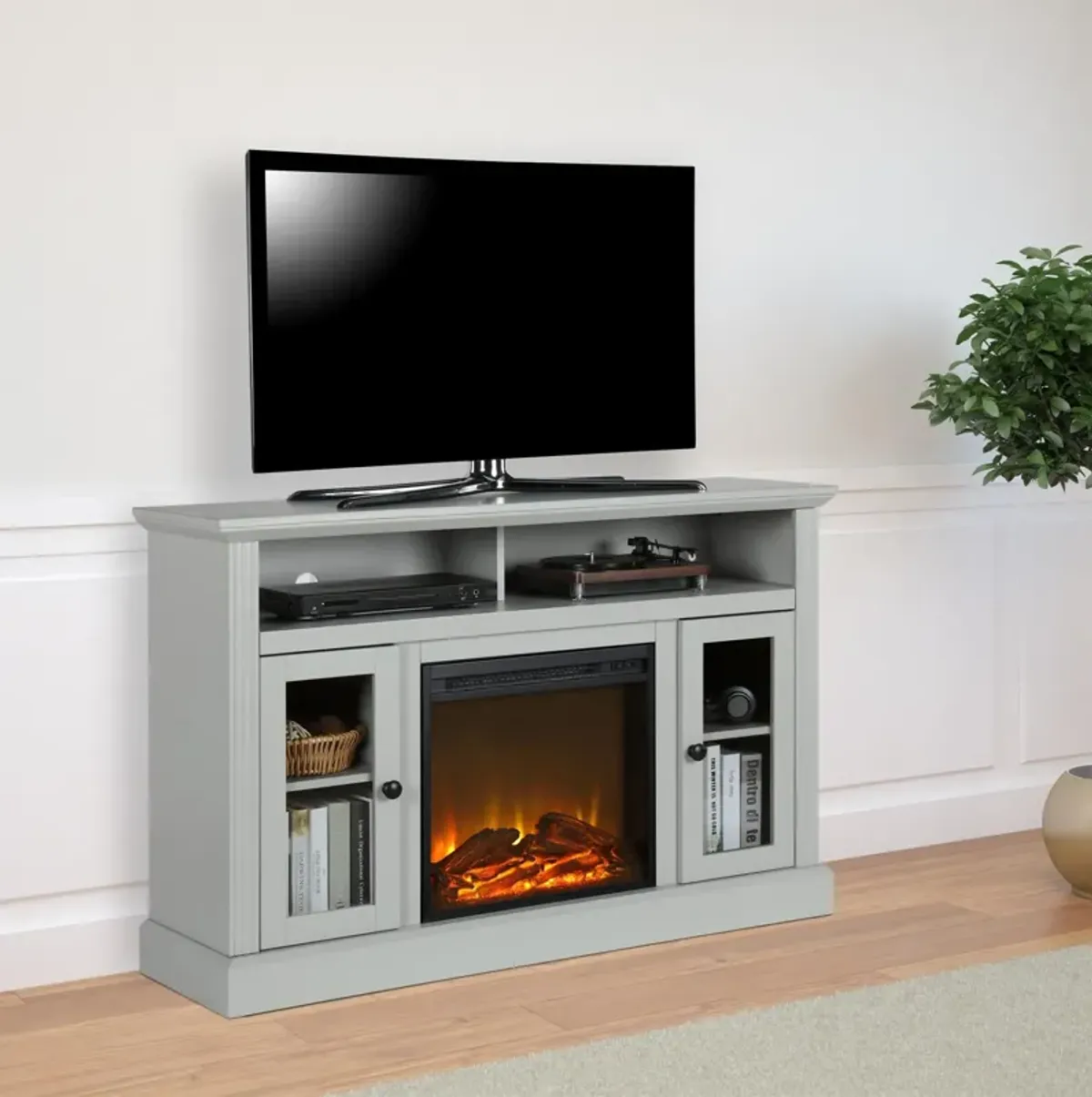 Chicago Electric Fireplace TV Console for TVs up to a 50"