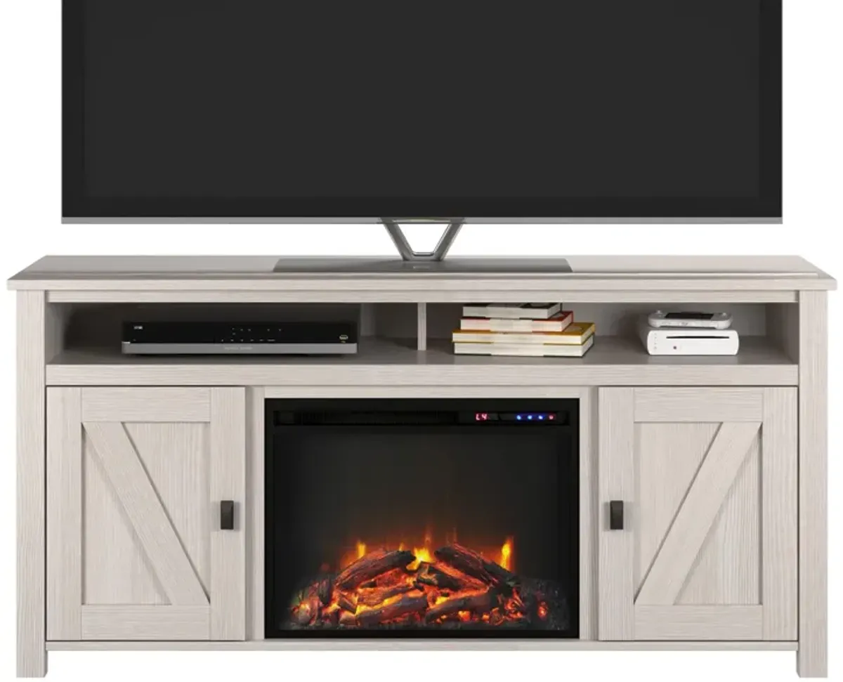 Farmington Electric Fireplace TV Console for TVs up to 60 Inch