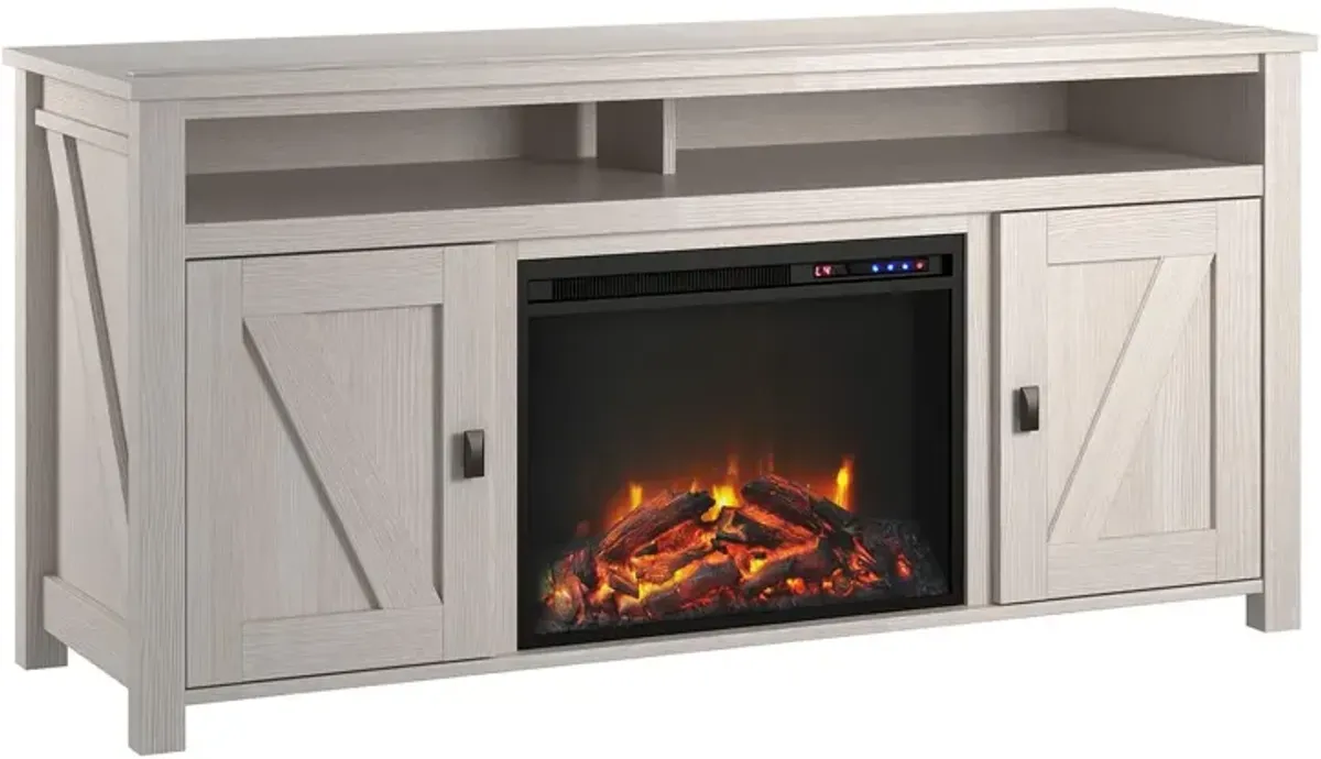 Farmington Electric Fireplace TV Console for TVs up to 60 Inch