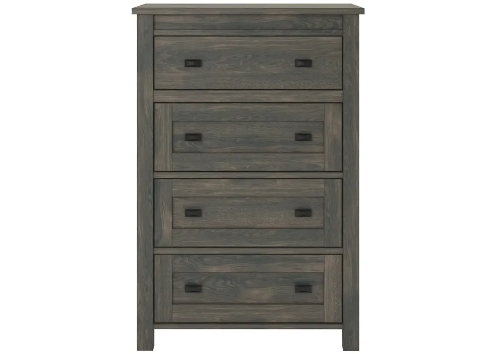 Farmington 4 Drawer Rustic Farmhouse Dresser with Linen Interiors