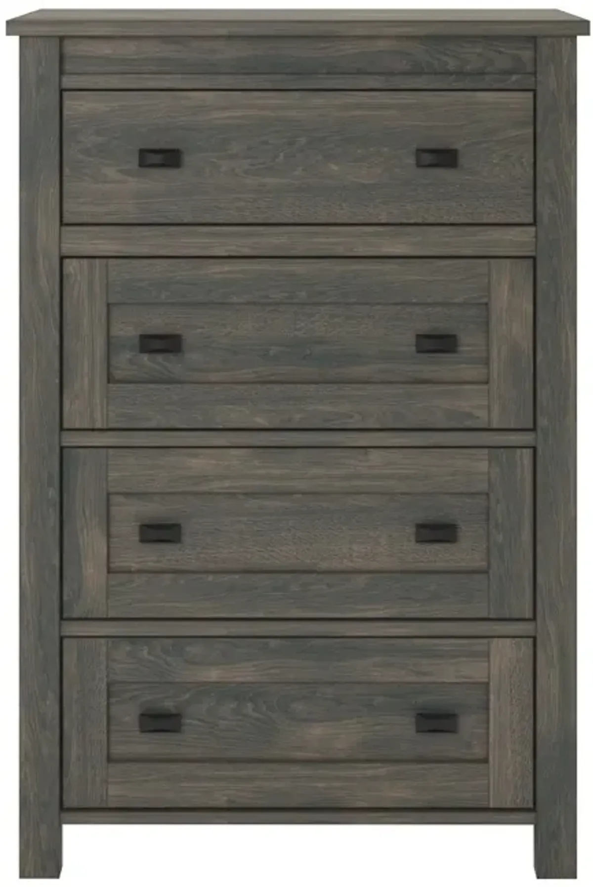 Farmington 4 Drawer Rustic Farmhouse Dresser with Linen Interiors